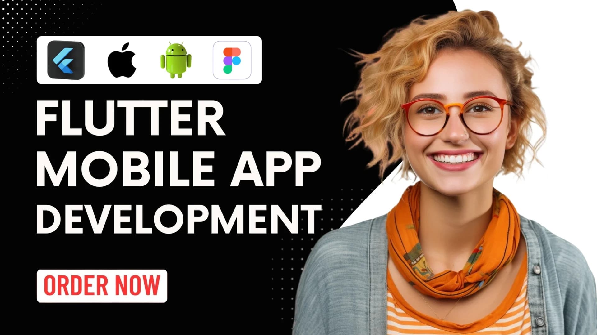 I will do mobile app design, android, ios app development, flutter mobile app developer